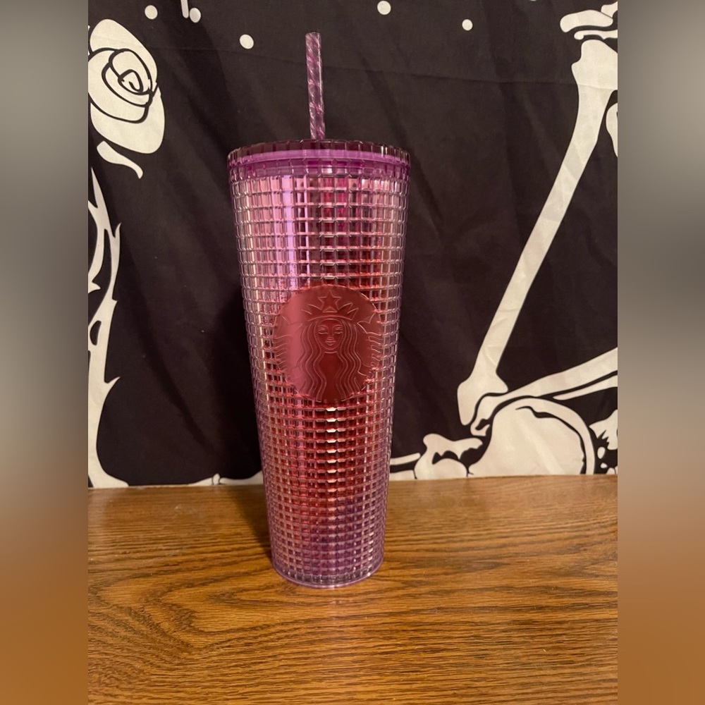 Purple Starbucks tumbler
